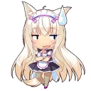 😅 emoji NekoPARA VU edit Telegram sticker 8 of 120