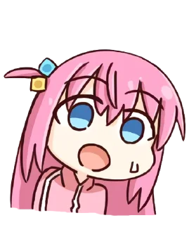 ❓ emoji @dangokimochi Bocchi the Rock! Telegram sticker 17 of 25