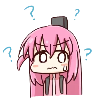 😤 emoji @dangokimochi Bocchi the Rock! Telegram sticker 20 of 25