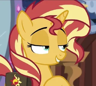 😏 emoji sunset shimmer💫 pt2 Telegram sticker 7 of 120