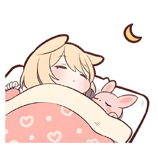 💤 emoji Сладкий зайчик @nyasticks Telegram sticker 5 of 41
