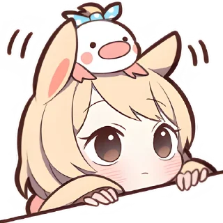 🥹 emoji Сладкий зайчик @Nyasticks Telegram sticker 8 of 42