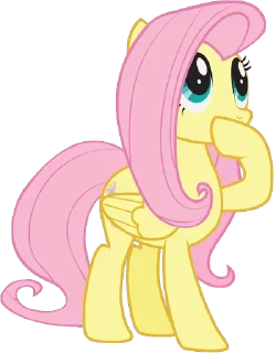 🫢 emoji Fluttershy 2 | @MLP_AnimatedStickers Telegram sticker 11 of 107