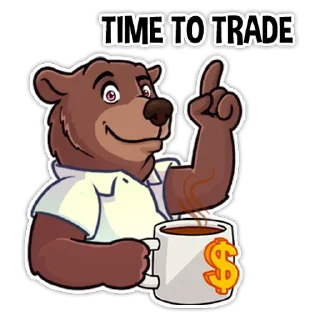 ⏰ emoji @quotexh Bear Trader Telegram sticker 2 of 21