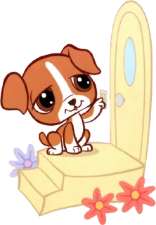 👋 emoji LPS pets waving Telegram sticker 12 of 13