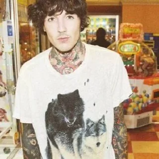 🌟 emoji 2.0 Oli Sykes by @ellesalls Telegram sticker 13 of 113