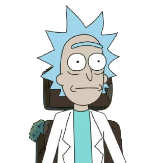 😐 emoji Rick & Morty Telegram sticker 6 of 79