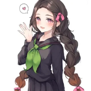 🌸 emoji Незуко 🌸 Камадо Telegram sticker 8 of 18