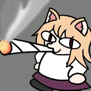 🚬 emoji Neko ark Telegram sticker 13 of 63