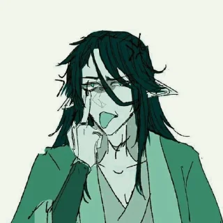 💚 emoji Ци Жун @kitayfandoma Telegram sticker 13 of 40