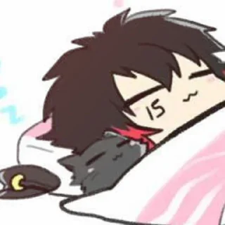 😴 emoji Nanba silly Telegram sticker 8 of 67