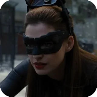 😎 emoji Selina Kyle | Dark Knight rises @MacraniFilms Telegram sticker 11 of 27