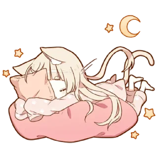 😴 emoji Милашка - @Tg_stickersu Telegram sticker 9 of 40