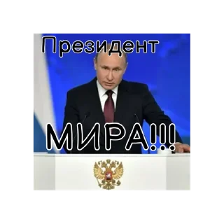 🇷🇺 emoji Путин КРАШ❤️ Telegram sticker 6 of 30