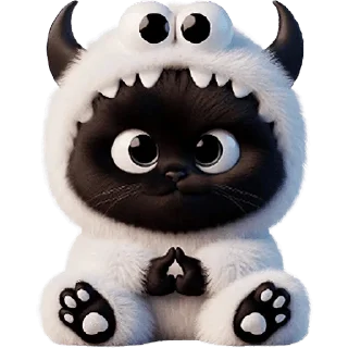 🤪 emoji Монстр котик @Nyasticks Telegram sticker 7 of 33