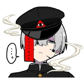 😐 emoji Монстры @nyasticks Telegram sticker 22 of 36