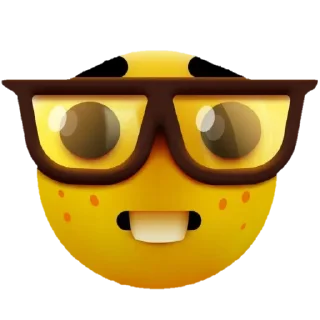 🤓 emoji https://t.me/myvlogtodayys Telegram sticker 19 of 120