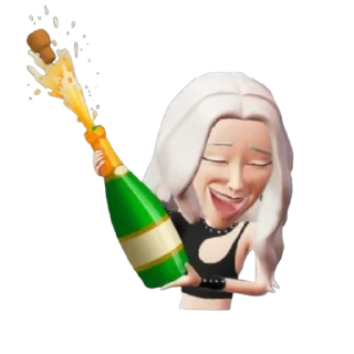 🍾 emoji ЯЛКВМОМ. Telegram sticker 7 of 39