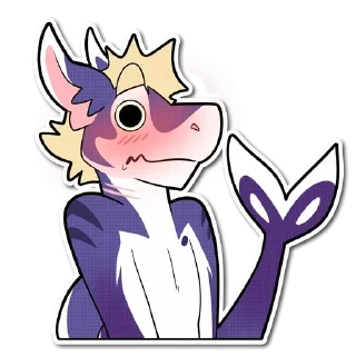 😌 emoji @TVstickers Sharkpack Telegram sticker 19 of 23