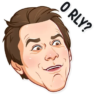🤨 emoji Jim Carrey Telegram sticker 8 of 30