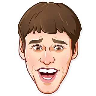 😃 emoji Jim Carrey Telegram sticker 19 of 30