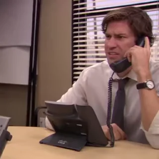 😕 emoji Jim Halpert @createvety Telegram sticker 19 of 30
