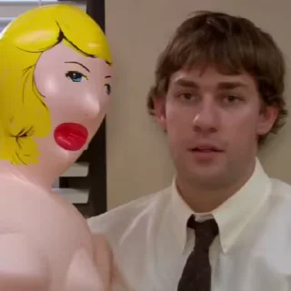 😐 emoji Jim Halpert @createvety Telegram sticker 7 of 30