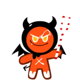 😈 emoji Devil Cookie! Telegram sticker 1 of 31