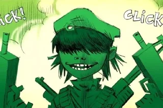 🔫 emoji Cyborg Noodle (Gorillaz) Telegram sticker 3 of 30