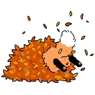 🍁 emoji @foxchannel_ru Numsiri fox Telegram sticker 14 of 90