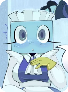 🫢 emoji Да, я горничная Telegram sticker 5 of 43
