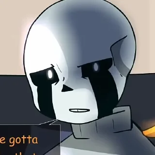 🧡 emoji ᴅᴇʟᴛᴀ sᴀɴs ʙʏ : @stickers_undertale Telegram sticker 10 of 17