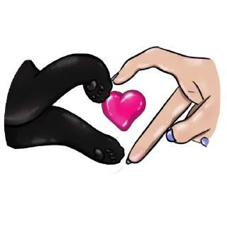 🐈‍⬛ emoji Alister the Black Cat @NyushaRi Telegram sticker 24 of 44