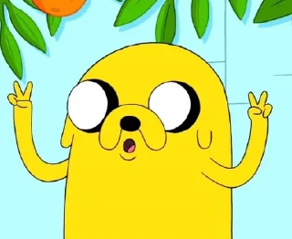 Sticker from Jake the Dog