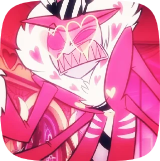 🍷 emoji БОЛЬШЕ ⇨ @CLOOBHUB ВАЛЕНТИНО ОТЕЛЬ ХАЗБИН HAZBIN Telegram sticker 11 of 45
