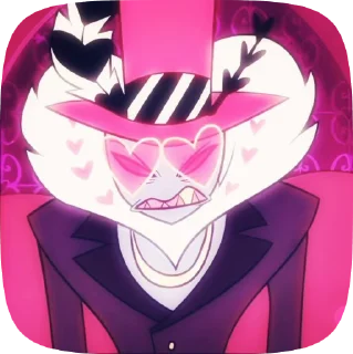 🍷 emoji БОЛЬШЕ ⇨ @CLOOBHUB ВАЛЕНТИНО ОТЕЛЬ ХАЗБИН HAZBIN Telegram sticker 12 of 45