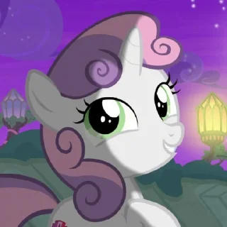 😇 emoji sweetie belle Telegram sticker 12 of 20