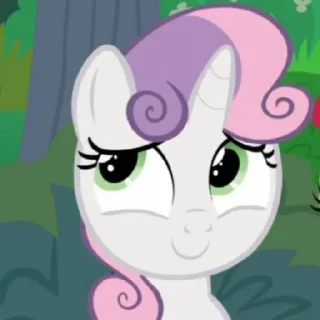🙂 emoji sweetie belle Telegram sticker 17 of 20
