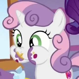 😋 emoji sweetie belle Telegram sticker 16 of 20