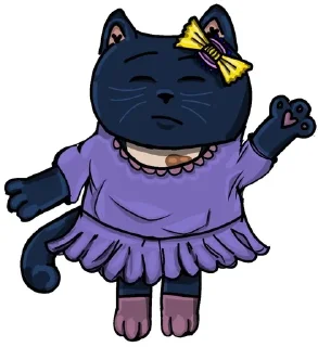💃 emoji Котик по имени Дакиблю. Telegram sticker 15 of 30