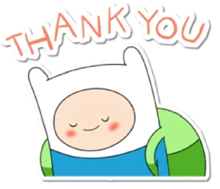 😌 emoji Adventure Time Telegram sticker 7 of 50
