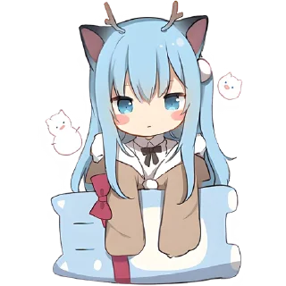 ☃ emoji Милый пак @Nyasticks Telegram sticker 12 of 17