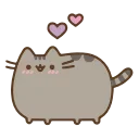 ❤️ emoji AnimatedPusheen @IMG2D Telegram sticker 17 of 50