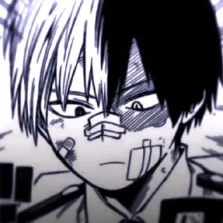 🧊 emoji // Todoroki Shoto // @sshasstiks // Шото Тодороки Telegram sticker 8 of 42