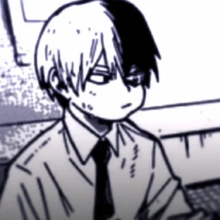 🧊 emoji // Todoroki Shoto // @sshasstiks // Шото Тодороки Telegram sticker 9 of 42