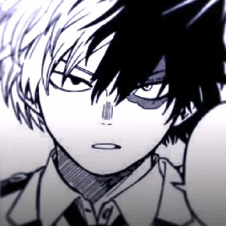 🧊 emoji // Todoroki Shoto // @sshasstiks // Шото Тодороки Telegram sticker 18 of 42