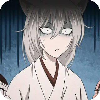 😰 emoji Tomoe @stickmiw Telegram sticker 10 of 40