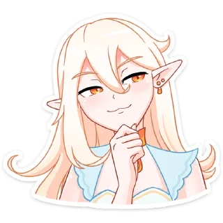 🤔 emoji Айрис Telegram sticker 21 of 48