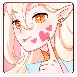 😘 emoji Айрис Telegram sticker 10 of 48
