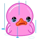 🥺 emoji Pink Duck :: @Stickers_Chaos Telegram sticker 9 of 17
